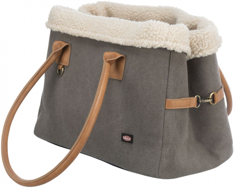 Tasche Rachel 25 × 30 × 40 cm grau/hellbraun